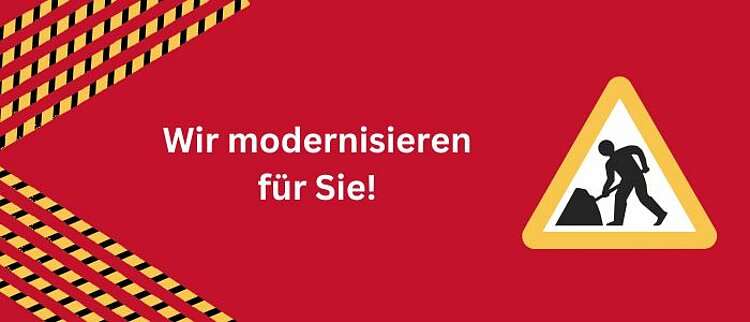 Wir bauen für Sie um! Wir bauen für Sie um!