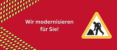 Wir bauen für Sie um! Wir bauen für Sie um!