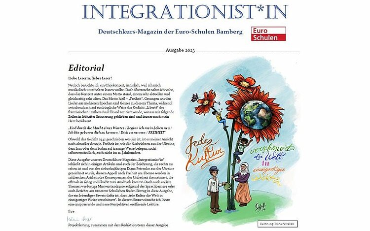Integrationist*in 2023: Freiheit Integrationist*in 2023: Freiheit