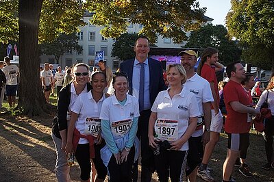 Beim 3. Mainzer Firmenlauf dabei Beim 3. Mainzer Firmenlauf dabei