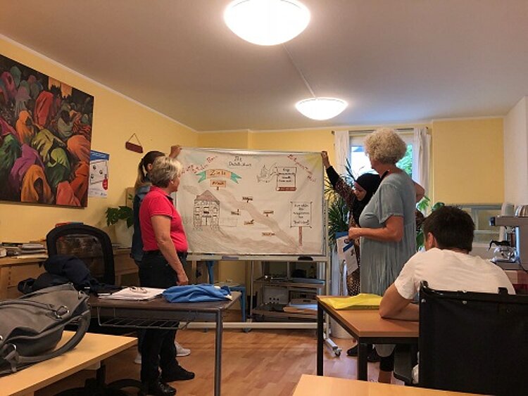 Teilnahme an interreligiösem Kunstprojekt Teilnahme an interreligiösem Kunstprojekt