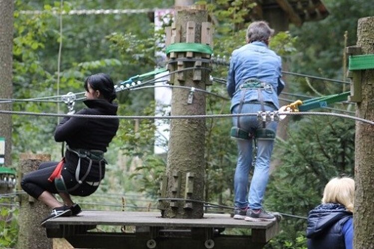 Fit-Projekttag der Teilnehmer von "Schritt für Schritt"