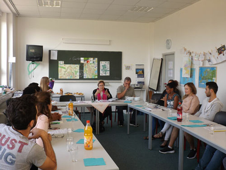Oberbürgermeisterin Petra Wust zu Gast an den Euro-Schulen Bitterfeld-Wolfen Oberbürgermeisterin Petra Wust zu Gast an den Euro-Schulen Bitterfeld-Wolfen