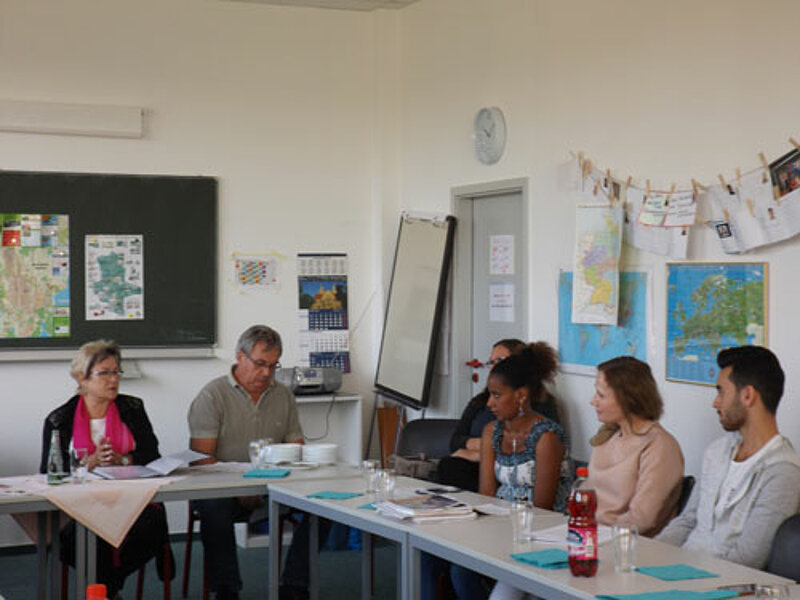 Oberbürgermeisterin Petra Wust zu Gast an den Euro-Schulen Bitterfeld-Wolfen