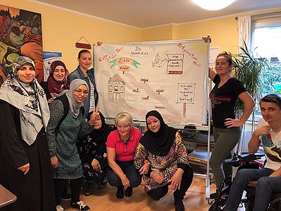 Teilnahme an interreligiösem Kunstprojekt -1