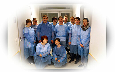 Exkursion der Altenpflegeklasse in die Pathologie Exkursion der Altenpflegeklasse in die Pathologie