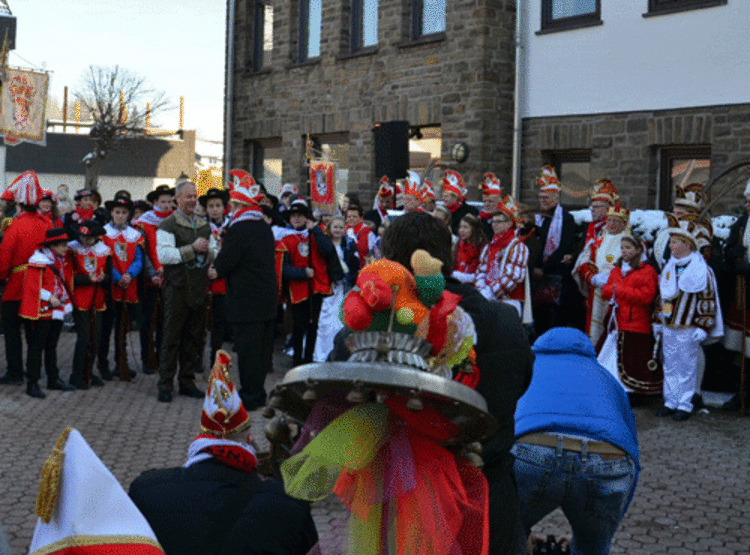 Kaller Integrationskurs beim Karneval Kaller Integrationskurs beim Karneval