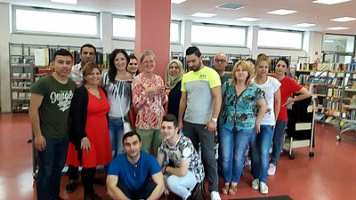 Integrationskursteilnehmer besuchten Bibliothek Integrationskursteilnehmer besuchten Bibliothek