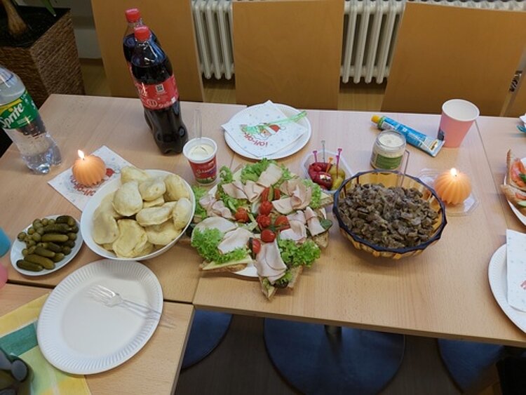 Internationale Weihnachten im Integrationskurs