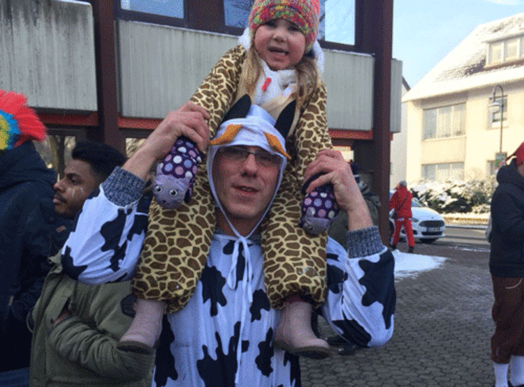 Kaller Integrationskurs beim Karneval Kaller Integrationskurs beim Karneval