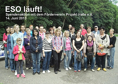 „ESO läuft!“– Spendenaktion mit dem Förderverein Projekte Halle e.V. „ESO läuft!“– Spendenaktion mit dem Förderverein Projekte Halle e.V.-1