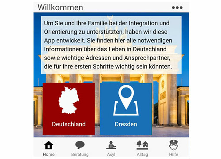 Euro-Schule Dresden goes WELCOME APP GERMANY Euro-Schule Dresden goes WELCOME APP GERMANY