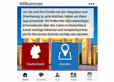 Euro-Schule Dresden goes WELCOME APP GERMANY-1