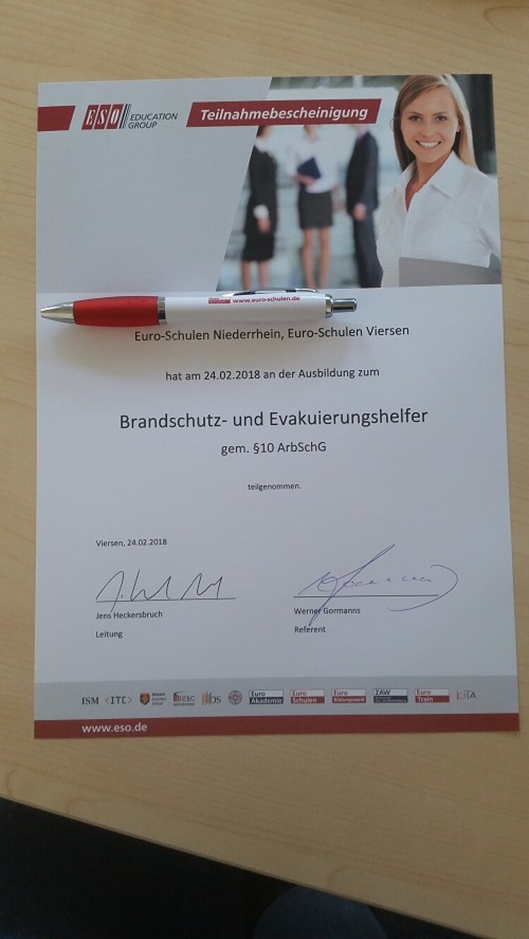 Sicherheit geht vor
