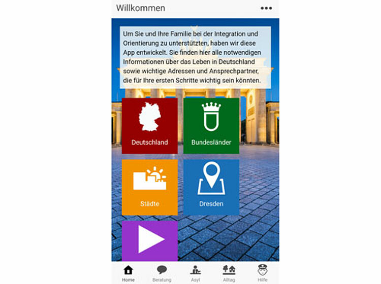 Euro-Schule Dresden goes WELCOME APP GERMANY Euro-Schule Dresden goes WELCOME APP GERMANY