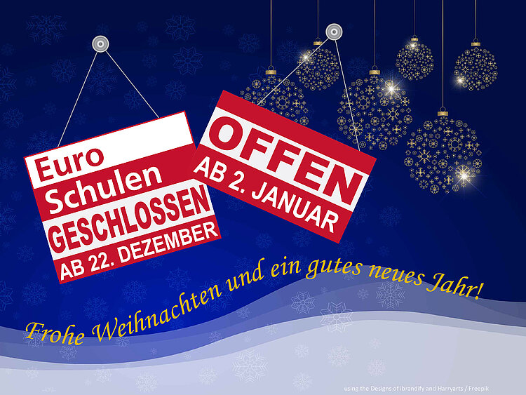 Frohe Weihnachten und einen guten Rutsch! Frohe Weihnachten und einen guten Rutsch!
