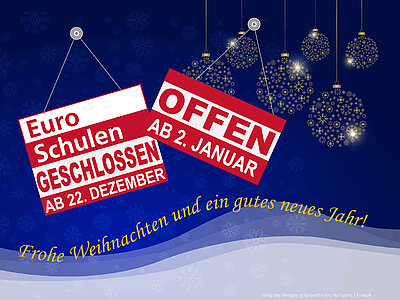 Frohe Weihnachten und einen guten Rutsch! Frohe Weihnachten und einen guten Rutsch!