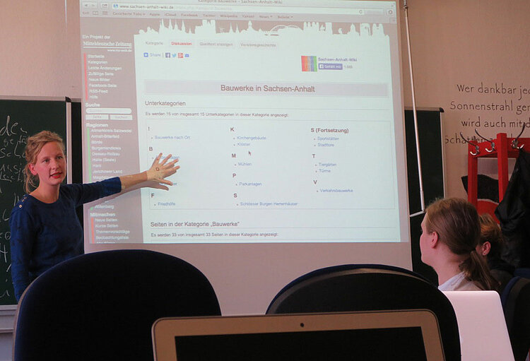 Workshop zur Medienkompetenz: Sachsen-Anhalt-Wiki Workshop zur Medienkompetenz: Sachsen-Anhalt-Wiki