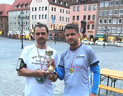 Spendenlauf von Prag nach Nürnberg – Euro-Schulen belegten 4. Platz-1