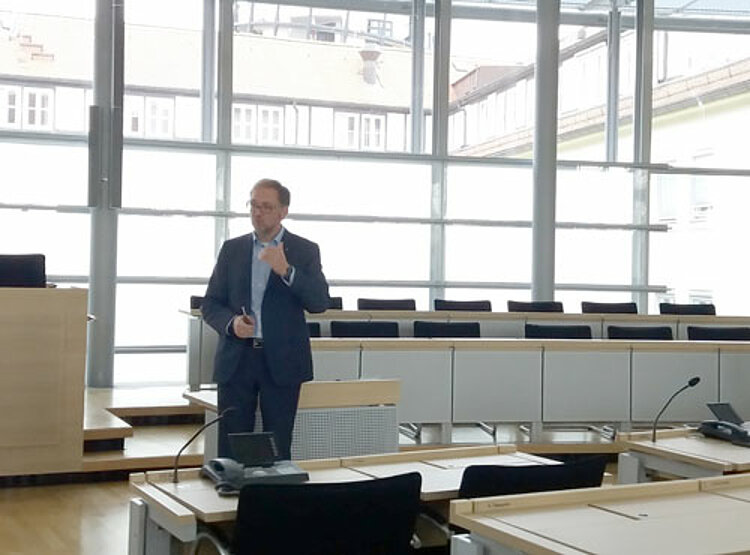 HoGa.Retention: Projektlotsen besuchten den Landtag von Sachsen-Anhalt