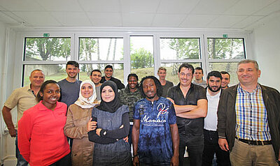 Für das Leben nach dem Integrationskurs – erster Ausflug des IK 68 in die Berufswelt Für das Leben nach dem Integrationskurs – erster Ausflug des IK 68 in die Berufswelt