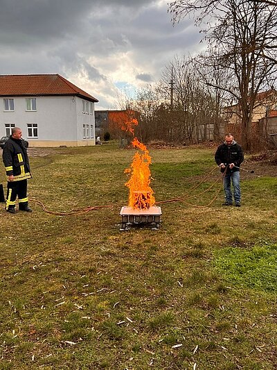 Schulung zum Brandschutz