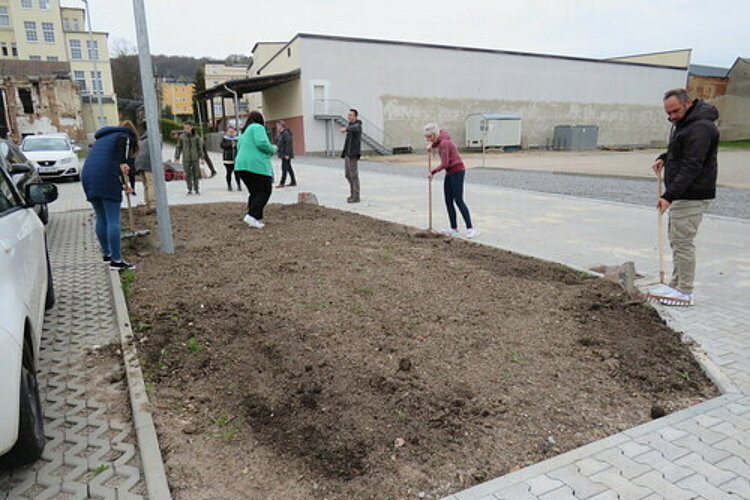 Aktion "Wildblumenwiese": Ackern für den Earth Day Aktion "Wildblumenwiese": Ackern für den Earth Day