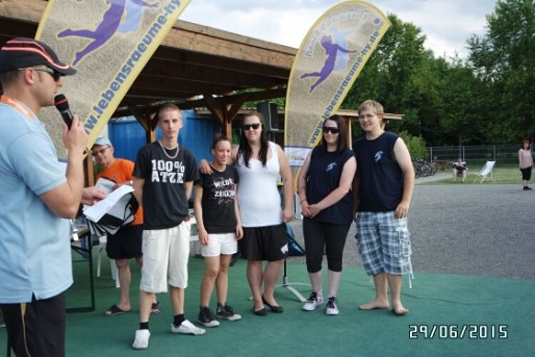 Erfolgreich Beachvolleyball gespielt