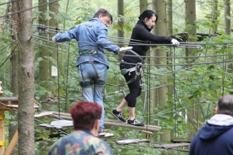 Fit-Projekttag der Teilnehmer von "Schritt für Schritt"