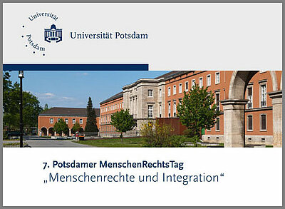 Podiumsdiskussion zur Integration von Geflüchteten beim Potsdamer Menschenrechtstag Podiumsdiskussion zur Integration von Geflüchteten beim Potsdamer Menschenrechtstag