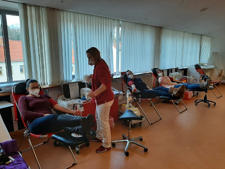 Blutspendeaktion gelungen Blutspendeaktion gelungen
