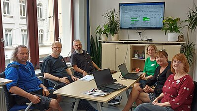 Die Schulleiterin der Euroškola Česká Lípa zu Besuchte in Görlitz Die Schulleiterin der Euroškola Česká Lípa zu Besuchte in Görlitz