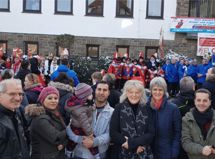 Kaller Integrationskurs beim Karneval Kaller Integrationskurs beim Karneval