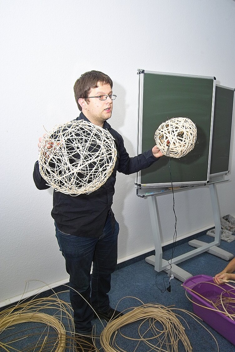 Weidenkörbe für den guten Zweck
