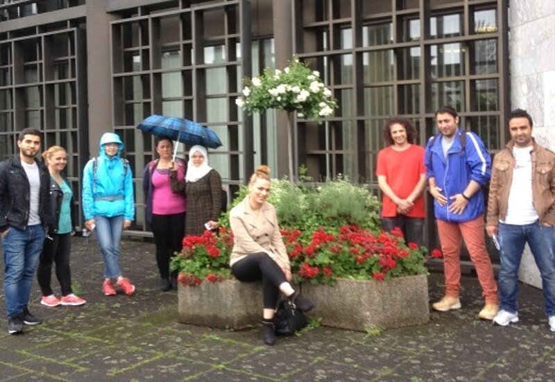 Ausflug des Integrationskurses in das Mainzer Rathaus