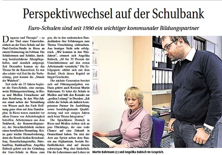 Amtsblatt des Landkreises Meißen berichtet über unsere Arbeit Amtsblatt des Landkreises Meißen berichtet über unsere Arbeit