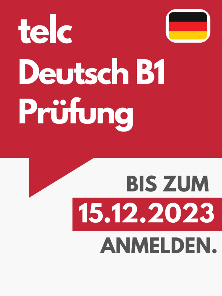 Anmeldung zur B1-Prüfung Anmeldung zur B1-Prüfung