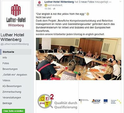 Lutherhotel im Projekt HoGa.Retention