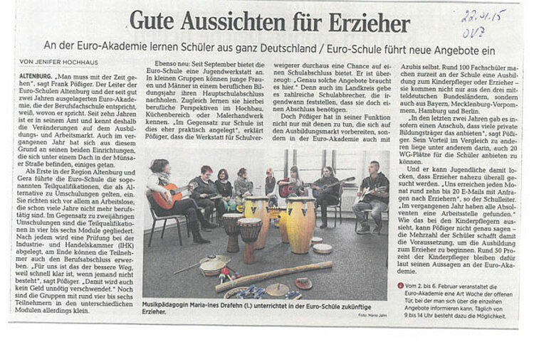 Bildungsangebote passend zu den Anforderungen des Ausbildungs- und Arbeitsmarktes Bildungsangebote passend zu den Anforderungen des Ausbildungs- und Arbeitsmarktes