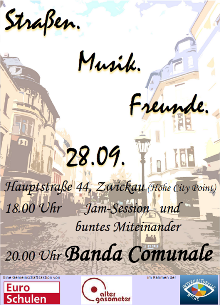 Straßen. Musik. Freunde. – Konzert mit der Banda Comunale Straßen. Musik. Freunde. – Konzert mit der Banda Comunale