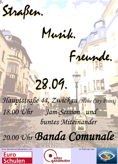 Straßen. Musik. Freunde. – Konzert mit der Banda Comunale Straßen. Musik. Freunde. – Konzert mit der Banda Comunale