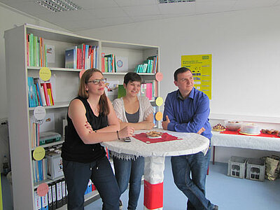 Reger Informationsaustausch beim Tag der offenen Tür Reger Informationsaustausch beim Tag der offenen Tür-1