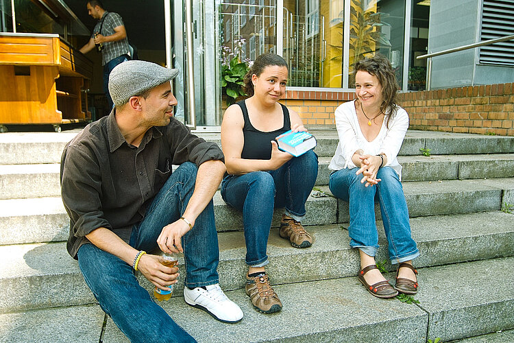 Grillparty mit portugiesischen Ausbildungsbewerbern