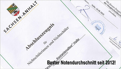 Hauptschulabschluss - bestes Ergebnis seit 2012 Hauptschulabschluss - bestes Ergebnis seit 2012-1