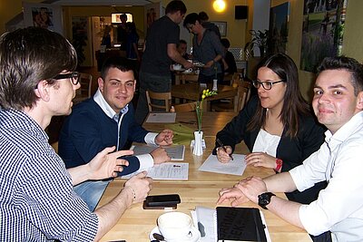 MobiPro-EU: Ein herzliches Willkommen für die beiden ersten Projektteilnehmer MobiPro-EU: Ein herzliches Willkommen für die beiden ersten Projektteilnehmer