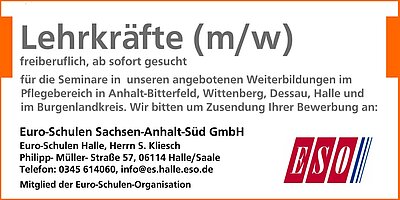Jobs: Lehrkräfte (m/w) gesucht Jobs: Lehrkräfte (m/w) gesucht
