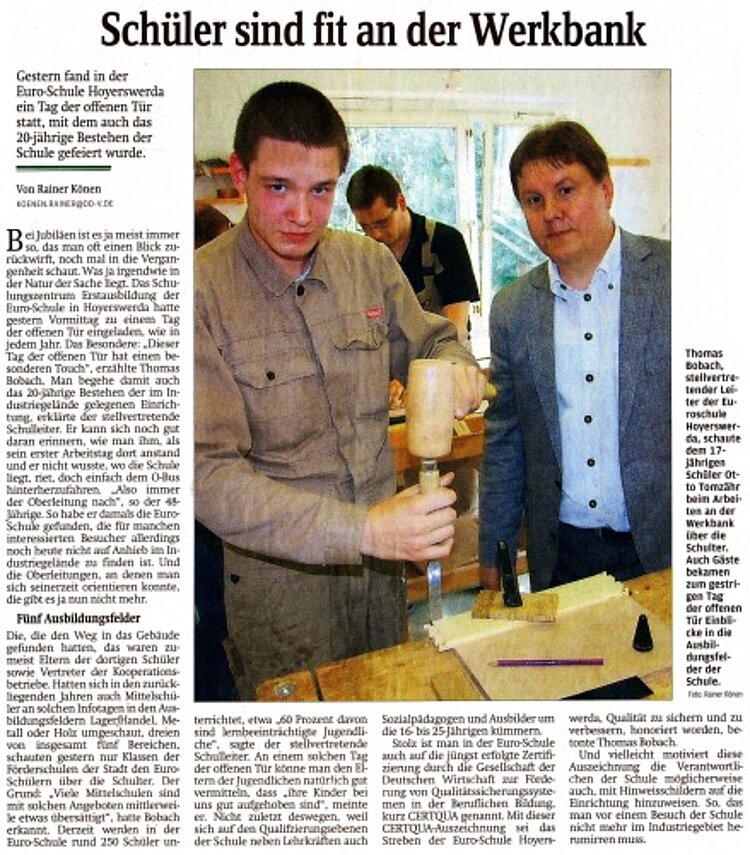 Tag der offenen Tür mit vielen Besuchern