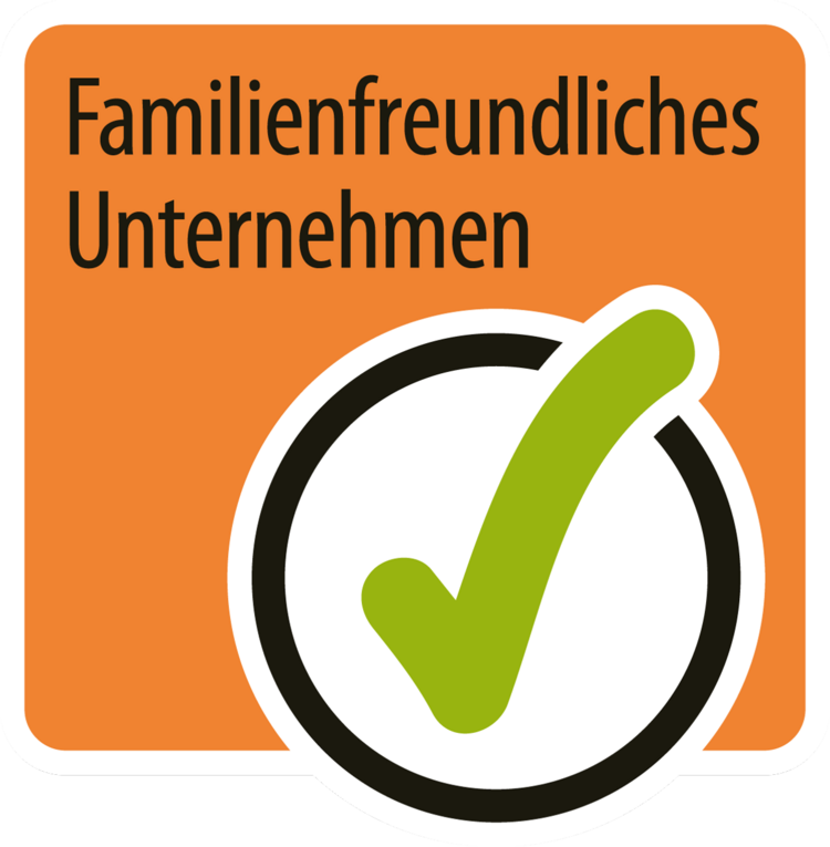 Euro-Schulen Westfalen GmbH erneut als familienfreundliches Unternehmen ausgezeichnet Das Logo für familienfreundliche Unternehmen.