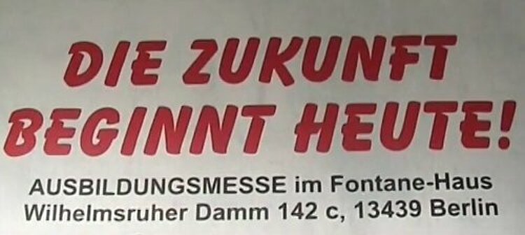 Berufsinformationsmesse "Die Zukunft beginnt heute!"