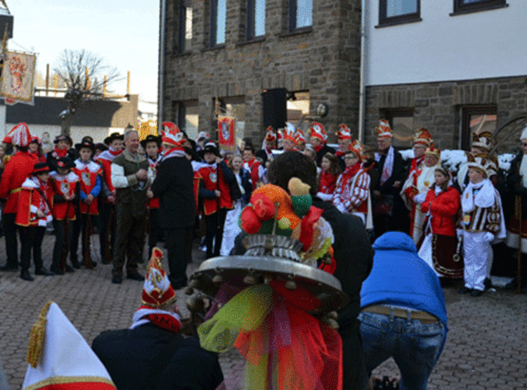 Kaller Integrationskurs beim Karneval Kaller Integrationskurs beim Karneval